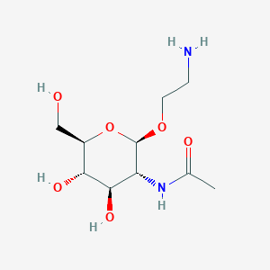 molecular formula C10H20N2O6 B14090154 2-Aminoethyl 2-(Acetylamino)-2-Deoxy-Beta-D-Glucopyranoside 