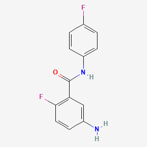 5-amino-2-fluoro-N-(4-fluorophenyl)benzamide