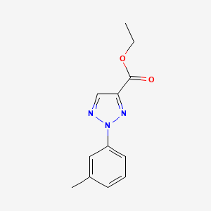 Ethyl 2-(3-methylphenyl)-2H-1,2,3-triazole-4-carboxylate