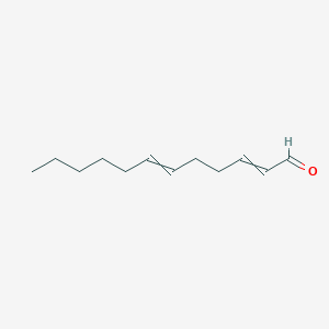 molecular formula C12H20O B14090188 Dodeca-2,6-dienal 