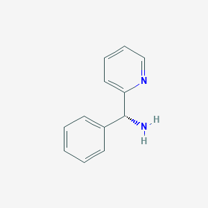 molecular formula C12H12N2 B14090227 (R)-phenyl(2-pyridinyl)methanamine CAS No. 339290-32-3