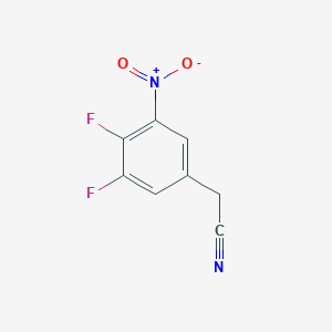 3,4-Difluoro-5-nitrophenylacetonitrile