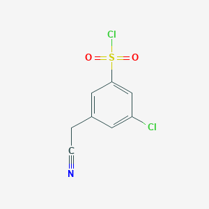 3-Chloro-5-(cyanomethyl)benzenesulfonyl chloride