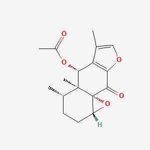 molecular formula C17H20O5 B14090328 1,10-Epoxydecompositin 