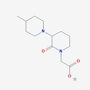 (4-Methyl-2'-oxo-1,3'-bipiperidin-1'-yl)acetic acid