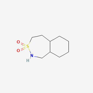 molecular formula C9H17NO2S B1409039 Decahydrobenzo[d][1,2]thiazepine 3,3-dioxide CAS No. 1799978-66-7