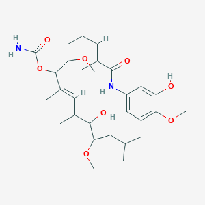 molecular formula C29H44N2O8 B14090392 [(4E,10E)-13,20-dihydroxy-8,14,19-trimethoxy-4,10,12,16-tetramethyl-3-oxo-2-azabicyclo[16.3.1]docosa-1(22),4,10,18,20-pentaen-9-yl] carbamate 