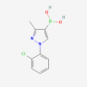 molecular formula C10H10BClN2O2 B14090409 (1-(2-Chlorophenyl)-3-methyl-1H-pyrazol-4-yl)boronic acid 