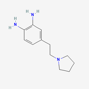 4-(2-(Pyrrolidin-1-yl)ethyl)benzene-1,2-diamine