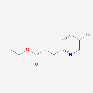 molecular formula C10H12BrNO2 B1409049 Ethyl 3-(5-bromopyridin-2-yl)propanoate CAS No. 1427371-57-0