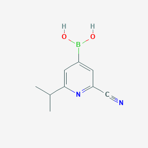 (2-Cyano-6-isopropylpyridin-4-yl)boronic acid