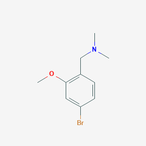 molecular formula C10H14BrNO B1409068 (4-Bromo-2-methoxybenzyl)-dimethylamine CAS No. 1894328-77-8