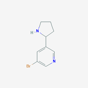 B140907 3-Bromo-5-(2-Pyrrolidinyl)Pyridine CAS No. 71719-06-7