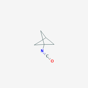 molecular formula C6H7NO B1409076 1-Isocyanatobicyclo[1.1.1]pentane CAS No. 1046861-73-7