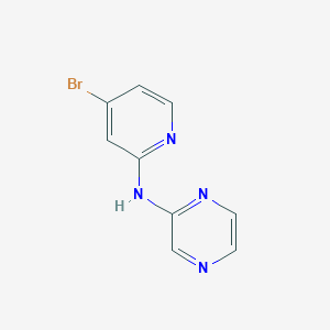 molecular formula C9H7BrN4 B1409097 (4-Bromopyridin-2-yl)-pyrazin-2-yl-amine CAS No. 1636895-40-3