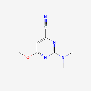 2-(Dimethylamino)-6-methoxypyrimidine-4-carbonitrile