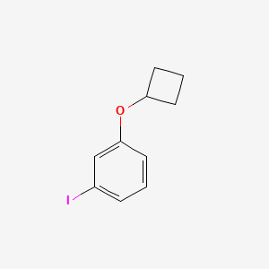 molecular formula C10H11IO B1409104 1-Cyclobutoxy-3-iodobenzene CAS No. 1643457-27-5