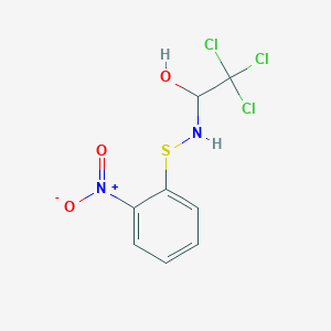 B140911 2,2,2-Trichloro-1-(2-nitrophenylthioamino)ethanol CAS No. 141975-72-6