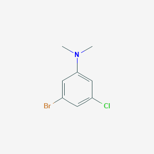 molecular formula C8H9BrClN B1409110 3-Bromo-5-chloro-N,N-dimethylaniline CAS No. 1369856-72-3