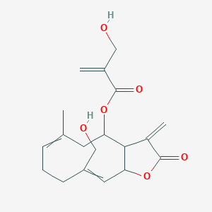 [10-(Hydroxymethyl)-6-methyl-3-methylidene-2-oxo-3a,4,5,8,9,11a-hexahydrocyclodeca[b]furan-4-yl] 2-(hydroxymethyl)prop-2-enoate