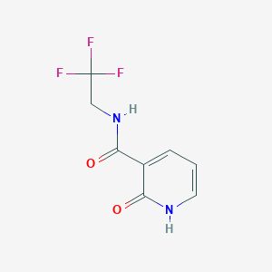 2-oxo-N-(2,2,2-trifluoroethyl)-1,2-dihydropyridine-3-carboxamide