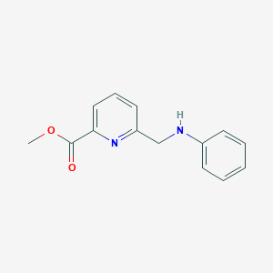 molecular formula C14H14N2O2 B1409126 6-((苯氨基)甲基)吡啶-2-甲酸甲酯 CAS No. 1793069-79-0