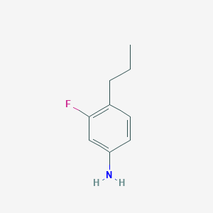 molecular formula C9H12FN B1409129 3-氟-4-丙基苯胺 CAS No. 1820000-35-8