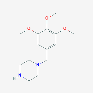B140913 1-(3,4,5-Trimethoxybenzyl)piperazine CAS No. 52146-35-7