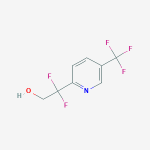 molecular formula C8H6F5NO B1409144 2,2-二氟-2-(5-(三氟甲基)吡啶-2-基)乙醇 CAS No. 1823392-17-1
