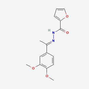 N'-[(1E)-1-(3,4-dimethoxyphenyl)ethylidene]furan-2-carbohydrazide