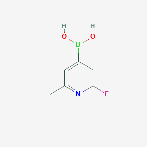 (2-Ethyl-6-fluoropyridin-4-yl)boronic acid