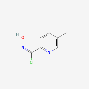 (2E)-N-hydroxy-5-methylpyridine-2-carboximidoyl chloride