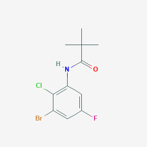 N-(3-bromo-2-chloro-5-fluorphenyl)pivalamide