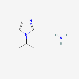 Azane;1-butan-2-ylimidazole