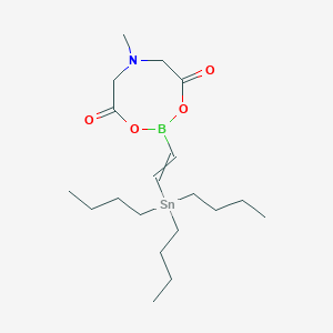 6-methyl-2-[(1E)-2-(tributylstannyl)ethenyl]-1,3,6,2-dioxazaborocane-4,8-dione