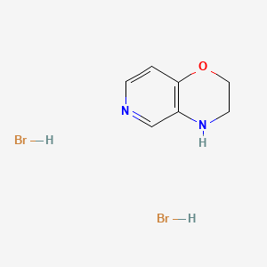 3,4-dihydro-2H-pyrido[4,3-b][1,4]oxazine;dihydrobromide