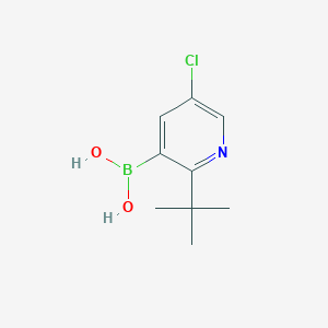 (2-(tert-Butyl)-5-chloropyridin-3-yl)boronic acid