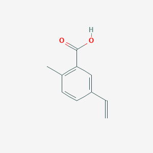 molecular formula C10H10O2 B1409165 5-乙烯基-2-甲基苯甲酸 CAS No. 1865958-28-6