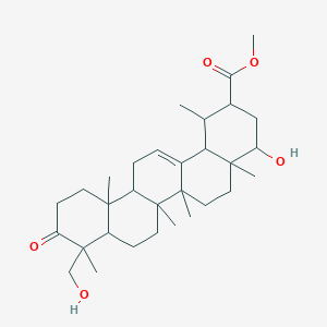 Methyl 4-hydroxy-9-(hydroxymethyl)-1,4a,6a,6b,9,12a-hexamethyl-10-oxo-1,2,3,4,5,6,6a,7,8,8a,11,12,13,14b-tetradecahydropicene-2-carboxylate