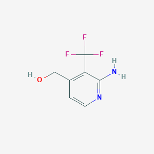 molecular formula C7H7F3N2O B1409170 2-氨基-3-(三氟甲基)吡啶-4-甲醇 CAS No. 1227598-95-9