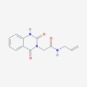 2-(2,4-dioxo-1H-quinazolin-3-yl)-N-prop-2-enylacetamide