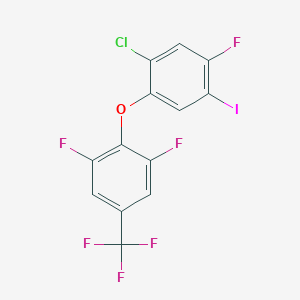 1-Chloro-2-[2,6-difluoro-4-(trifluoromethyl)phenoxy]-5-fluoro-4-iodobenzene