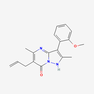 3-(2-methoxyphenyl)-2,5-dimethyl-6-(prop-2-en-1-yl)pyrazolo[1,5-a]pyrimidin-7(4H)-one