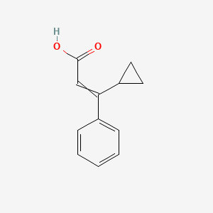 3-Cyclopropyl-3-phenylprop-2-enoicacid