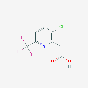 B1409207 3-Chloro-6-(trifluoromethyl)pyridine-2-acetic acid CAS No. 1214386-06-7