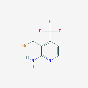 B1409209 2-Amino-3-bromomethyl-4-(trifluoromethyl)pyridine CAS No. 1227595-23-4