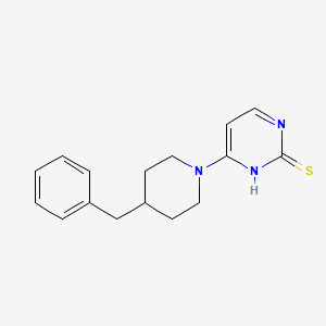 4-(4-benzylpiperidin-1-yl)pyrimidine-2(1H)-thione