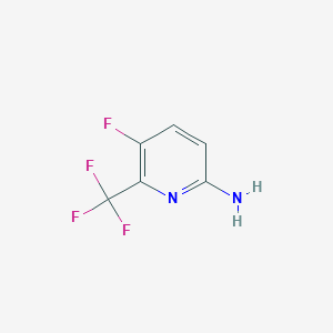 B1409231 6-Amino-3-fluoro-2-(trifluoromethyl)pyridine CAS No. 1227602-80-3