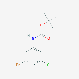 B1409233 tert-Butyl (3-bromo-5-chlorophenyl)carbamate CAS No. 1187932-42-8