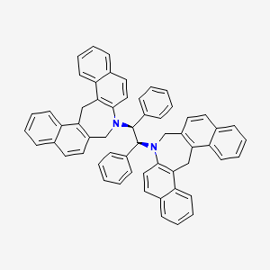 13-[(1S,2S)-2-(13-azapentacyclo[13.8.0.03,12.04,9.018,23]tricosa-1(15),3(12),4,6,8,10,16,18,20,22-decaen-13-yl)-1,2-diphenylethyl]-13-azapentacyclo[13.8.0.03,12.04,9.018,23]tricosa-1(15),3(12),4,6,8,10,16,18,20,22-decaene